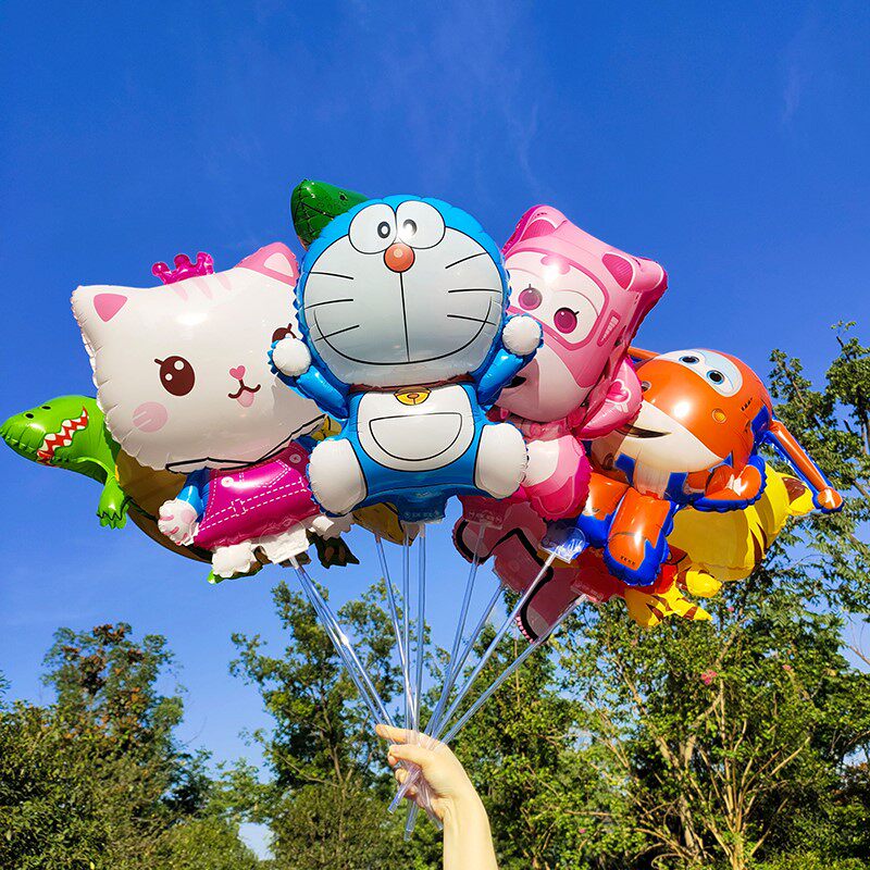 儿童氮气氦气氦气球宝宝婴儿绑手绑腿脚蹬充气会飞飘空球轻气汽球