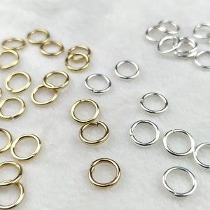 小铁环圈小号闭口 开口圈闭口圈耳饰发饰专用小号铁圈铁环diy手