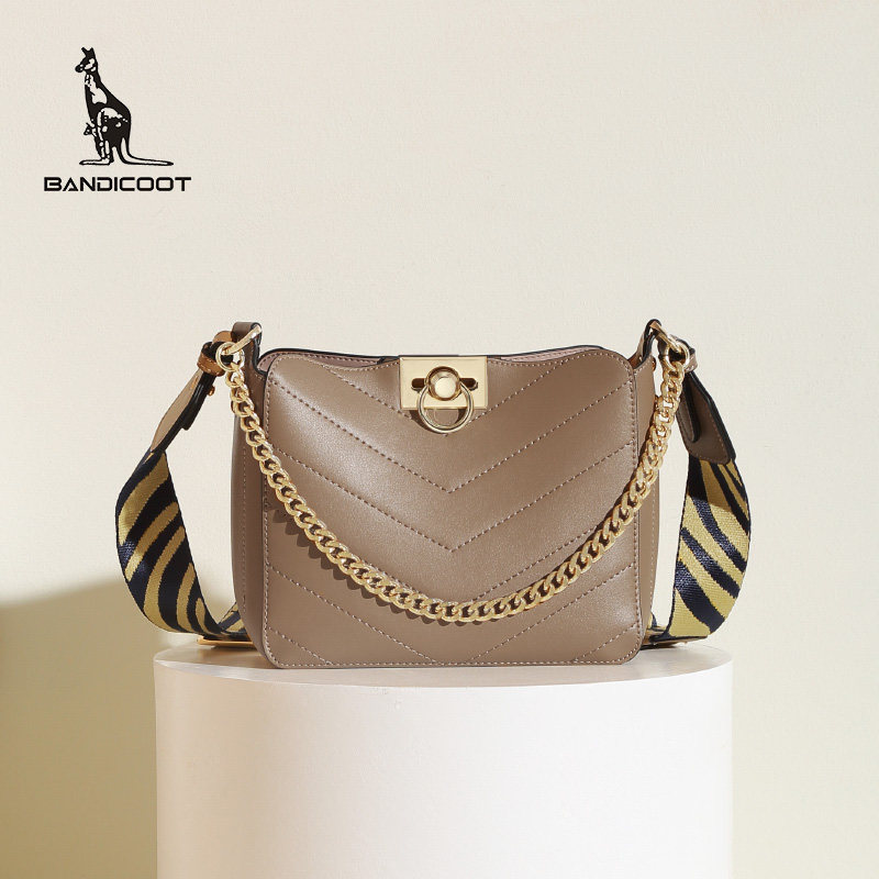 bandicoot袋鼠女包小香风包宽肩带斜挎包小包女斜挎单肩包包女包
