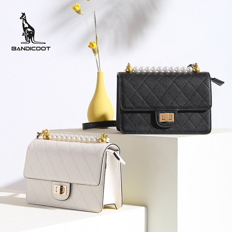 bandicoot袋鼠菱格单肩斜挎包小包女斜挎小方包休闲2021新款韩版