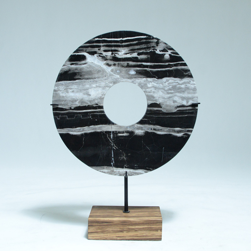 大全—中式酒店玄关室内家居饰品复古创意摆设可定制大理石雕塑品摆件