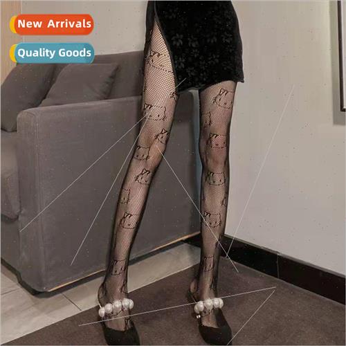 kt kitty hot girl jk socks Japanese sexy black stockings fem