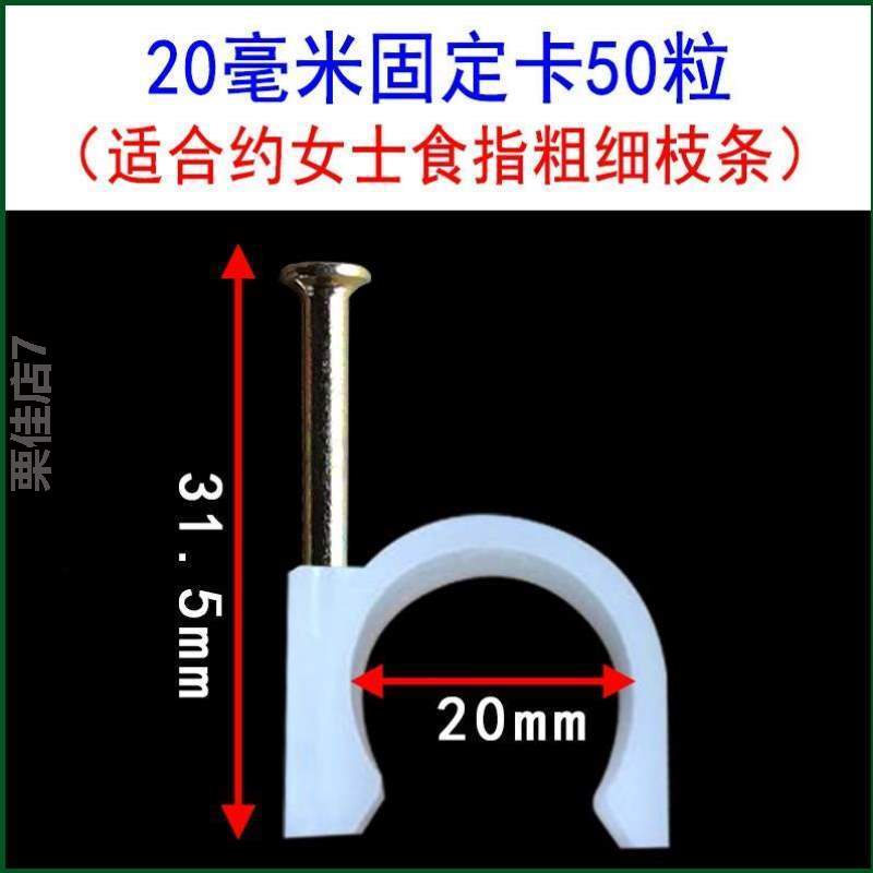 绿萝藤蔷薇固定器月季户外?爬室内墙面花墙通用牵引花枝藤蔓卡扣