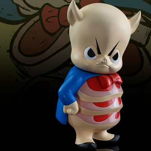 soapstudio 华纳动画授权艺术家合作chino猪小弟搪胶公仔潮玩手办