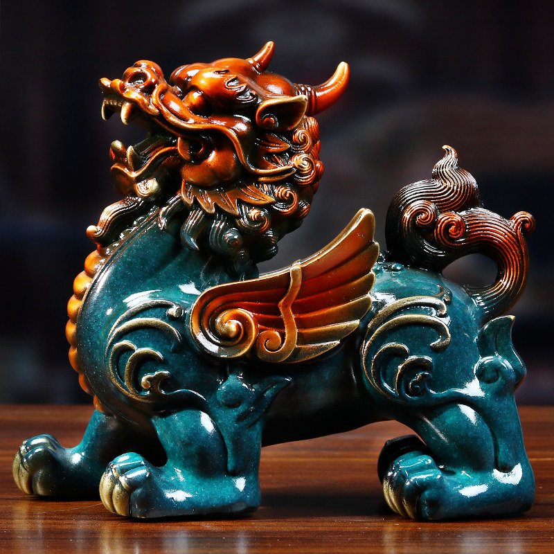 纯铜招财聚财貔貅摆件一对镇宅风水皮丘家居客厅酒柜装饰开业礼品