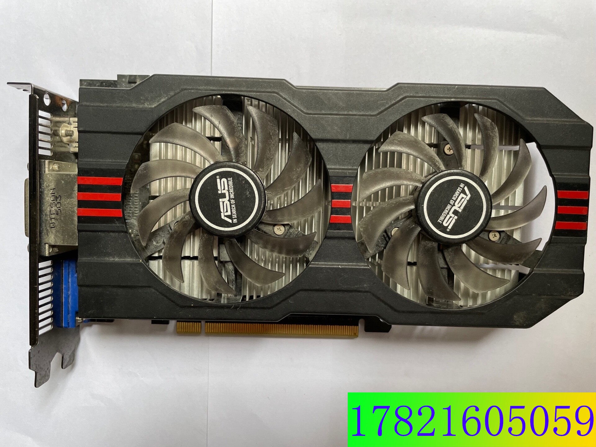 议价原装华硕gtx750tioc2gd5单风扇风扇游戏显卡现货芯片