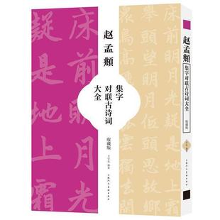 全新正版 赵孟頫集字对联古诗词大全(收藏版)王学良上海人民社汉字法帖中国元代现货