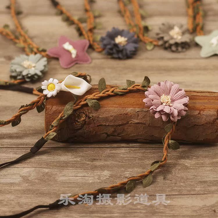 发带儿童拍照影楼服装造型头饰森系小花朵婴儿百天宝宝周岁照道具在类目 童装/婴儿装/亲子装, 其它中 - 来自Buy2taobao.com提供专业的淘宝代购服务