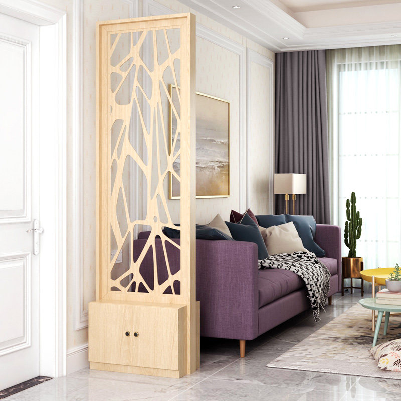 欧式隔断木质屏风展示柜鞋柜换鞋柜置物架餐厅玄关客厅装饰架可移