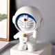 叮铛猫存钱罐宇航员太空人储蓄罐儿童生日哆唻a梦礼物机器猫摆件