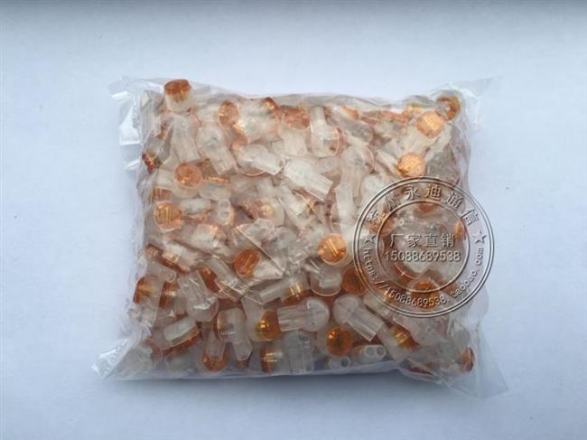 k2双刀接线子 uy2防水接线端子 网线电话线连接头 网线头200粒袋8