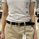 Calvin Klein CK新款女士时尚简约休闲商务大logo皮带裤腰带