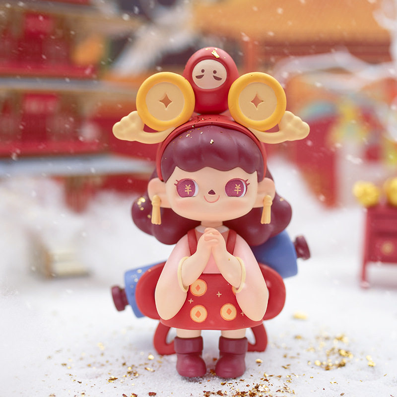 现货千禧妹妹祈福系列盲盒潮玩具可爱少女心手办公仔摆件娃娃