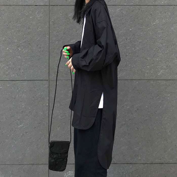 山本耀司暗黑系女装山本风设计感小众衬衫2019夏长袖前短后长衬潮在类目 女装/女士精品, 衬衫中 - 来自Buy2taobao.com提供专业的淘宝代购服务