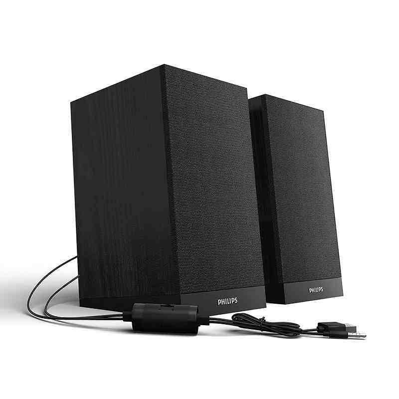 philips/飞利浦spa36电脑音响家用低音炮台式机电脑usb有线小音箱