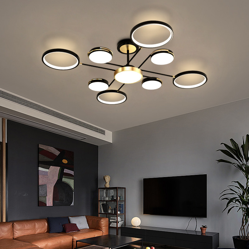 客厅灯2021年新款现代北欧风格吊灯简约