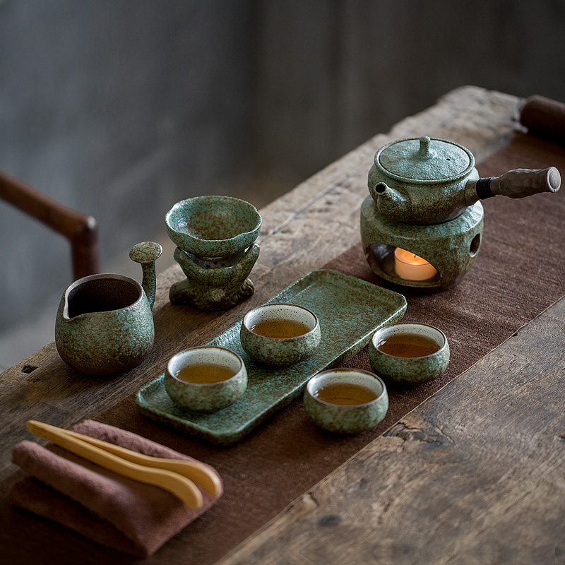 碌心 古风粗陶干泡套装 家用功夫茶具套装办公简约小茶盘复古茶壶|ruв категории посуда, чайный сервиз, кунг - Фу, чайный сервиз - от Buy2taobao.com для оказания профессиональной услуги покупки агента Taobao