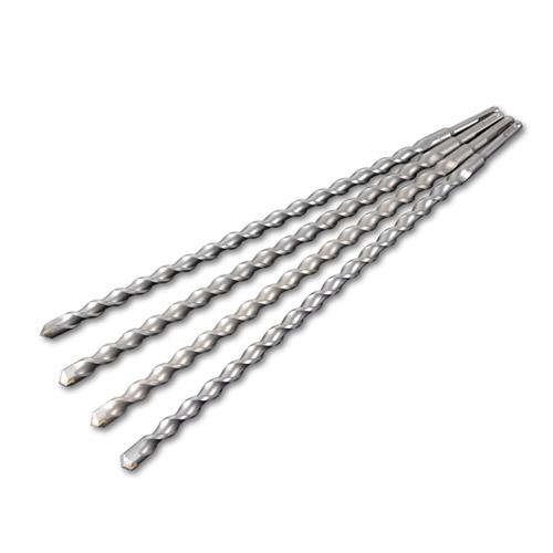 钻头冲击钻钻加长长圆两坑两方柄四穿墙混凝土转头电锤钻头