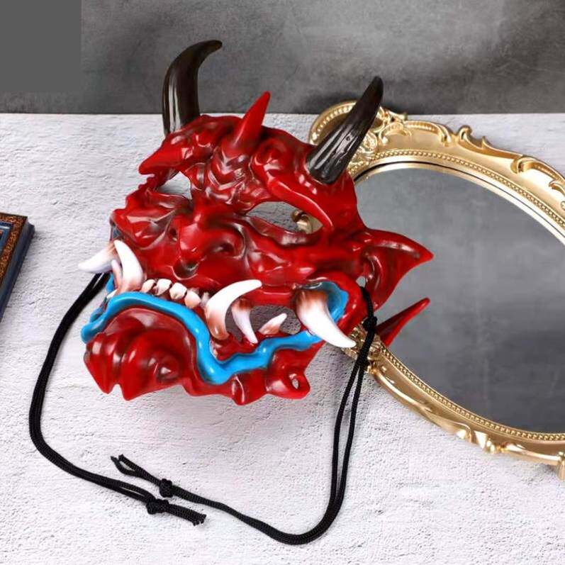 淘宝￥13折后价￥13日本能剧天狗武士面具歪嘴火男孙次郎般若面具赤鬼