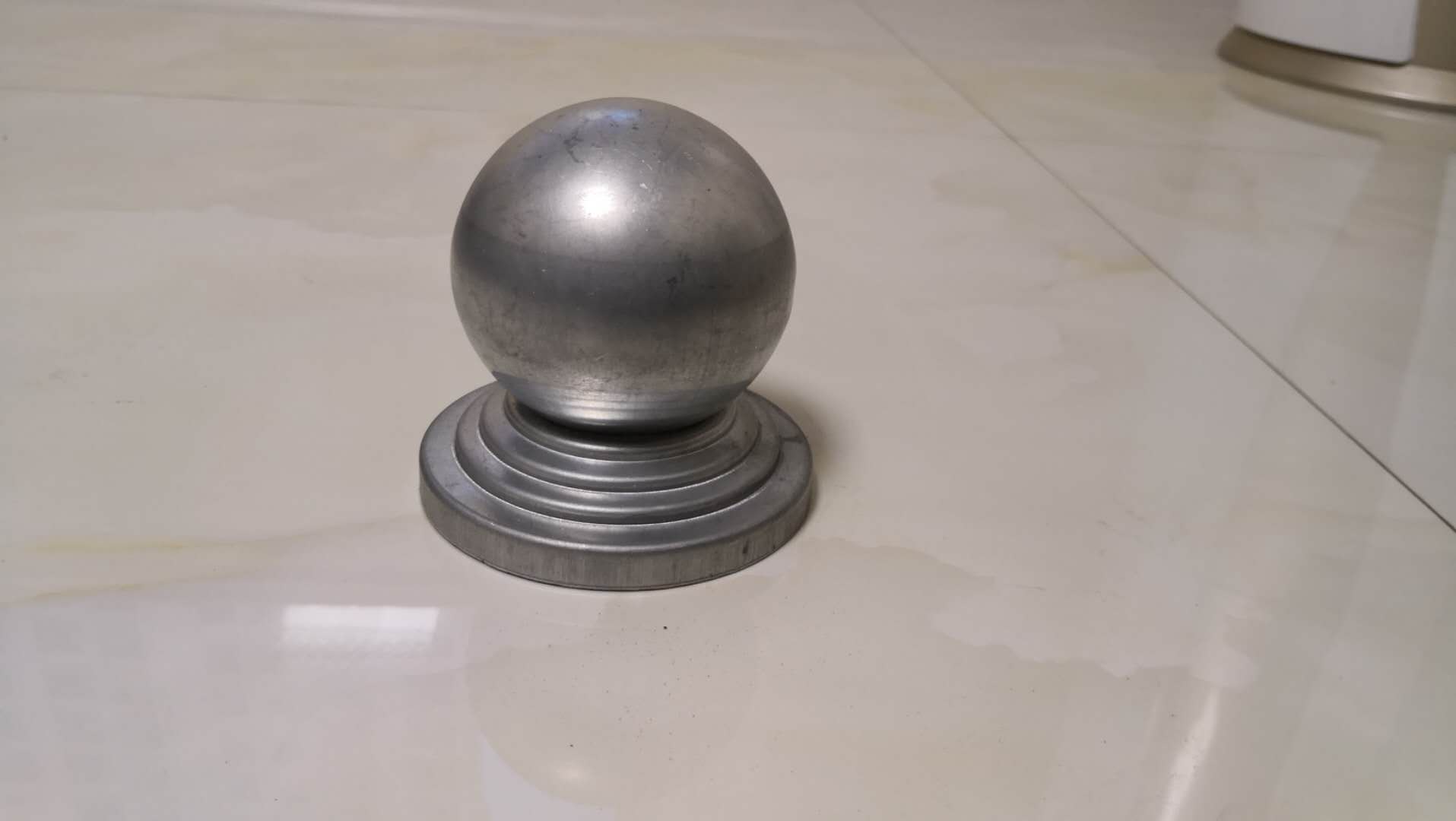 柱头护栏镀锌铁艺铁皮冲压护栏柱帽堵头方管圆管柱帽装饰圆球配件