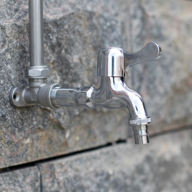 加长款水龙头 4分外螺纹全铜洗衣机水龙头 一进二出水龙头9