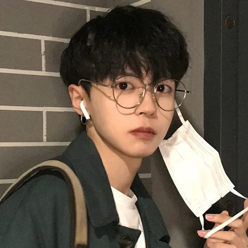 韩系痞帅眼镜男潮近视帅气潮流圆框女平光防蓝光辐射眼睛框潮牌男