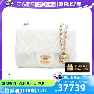 【自营】中古98新Chanel/香奈儿斜挎包CF经典款金球金珠方胖子