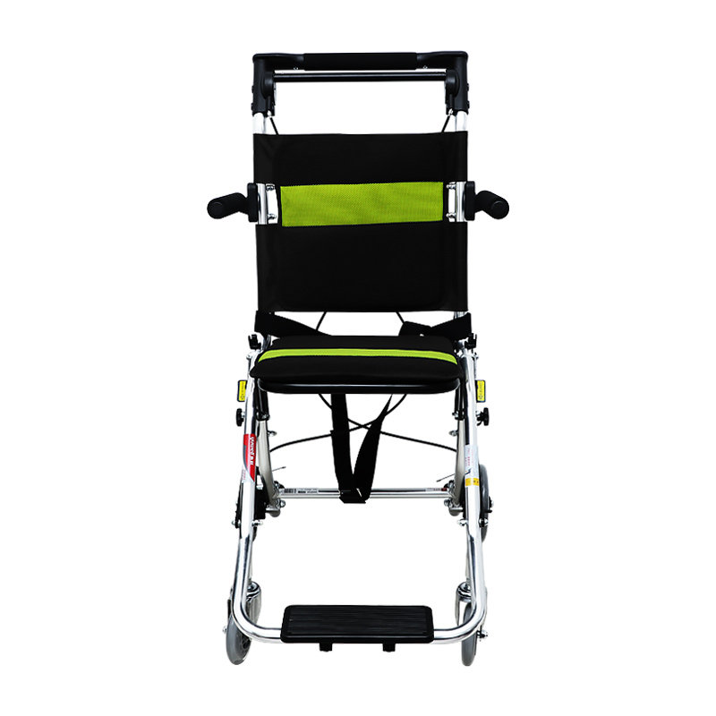 鱼跃便携式轮椅铝合金老人折叠轻便小手推车飞机旅行轮椅车代步车