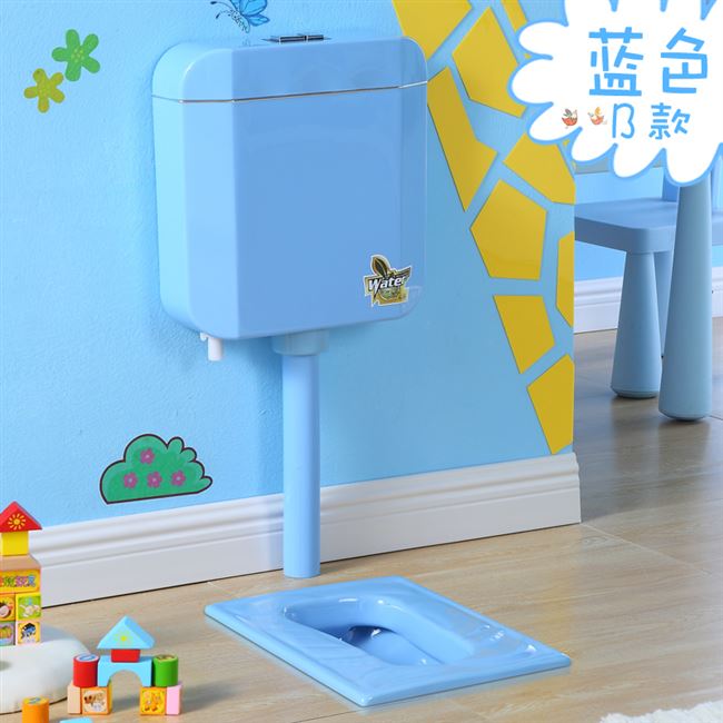 彩色蹲厕工程幼儿园小孩蹲便器儿童陶瓷大小便池卡通蹲坑宝宝蹲盆