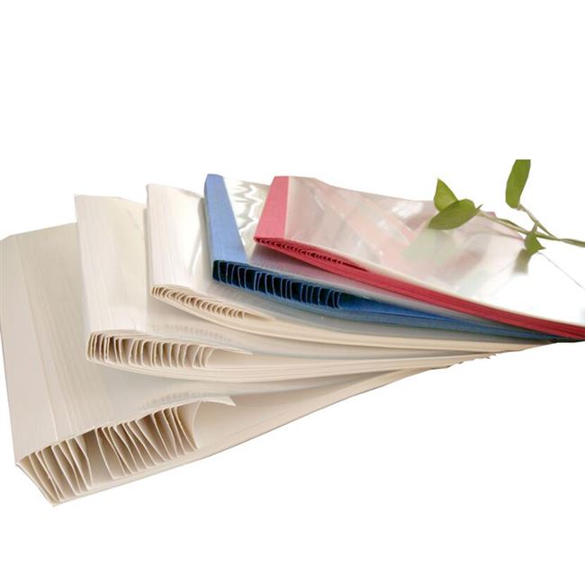 透明标书封面热熔封套a4横版竖版胶装封套白色装订文件合同