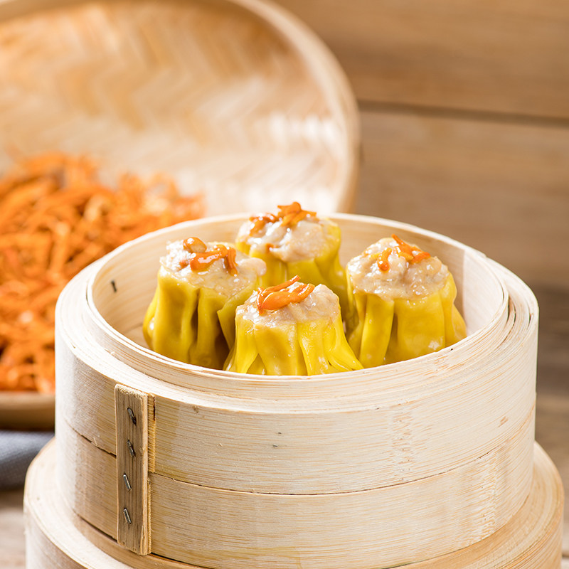 包道广式点心虫草花干蒸烧麦广州早茶烧卖速冻方便包装食品16粒装