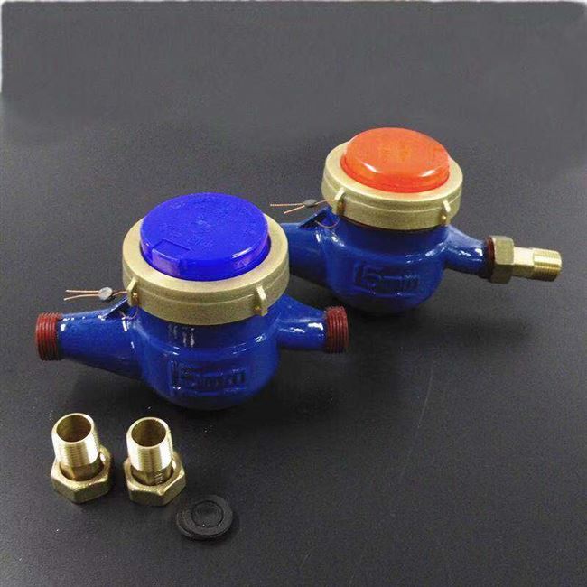 旋翼式自来水表4分6分1寸25家用水管水表丝扣国标dn1520机械水表1