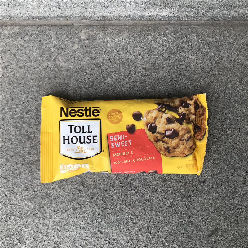 美国进口170g雀巢烘焙半甜巧克力豆nestie toll house semi sweet
