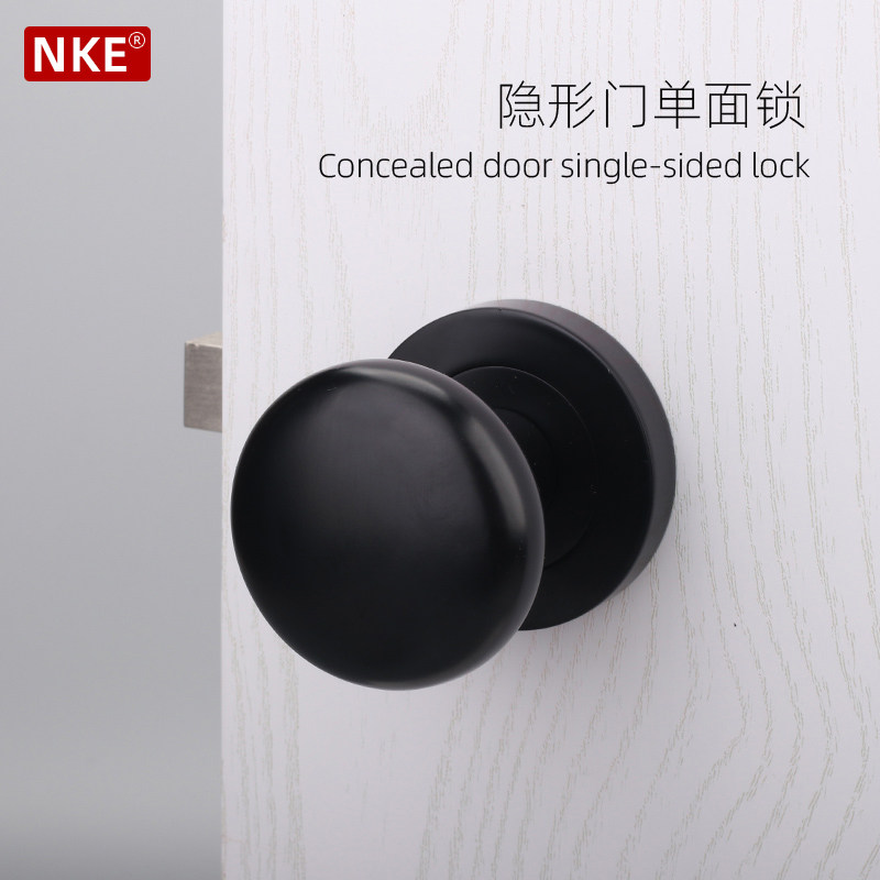 nke 隐形门锁暗门锁室内卧室暗门锁房门锁背景墙门隐藏单面锁暗锁