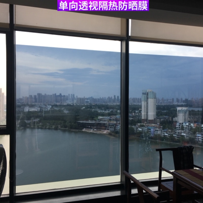 防晒隔热防窥隐私遮阳单向透视玻璃贴膜纸家用卫生间窗户阳台遮光