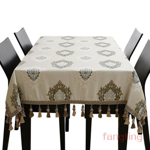 新品欧式桌布布艺茶几长方形客厅四方方桌正方形台布餐桌布八仙桌