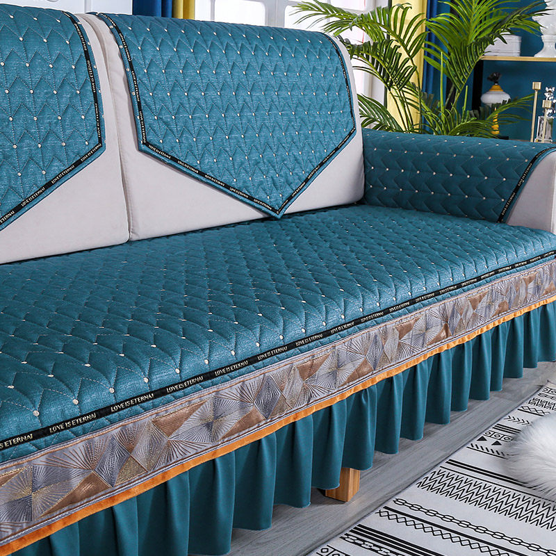 吉丽达沙发垫子四季通用坐垫家用北欧简约现代客厅防滑沙发套罩