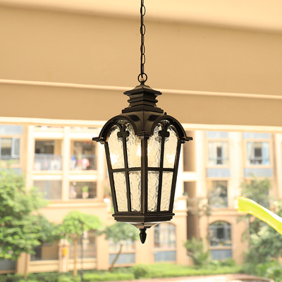 户外防水吊灯太阳能超亮美式阳光房欧式室外凉亭阳台灯门口庭院灯