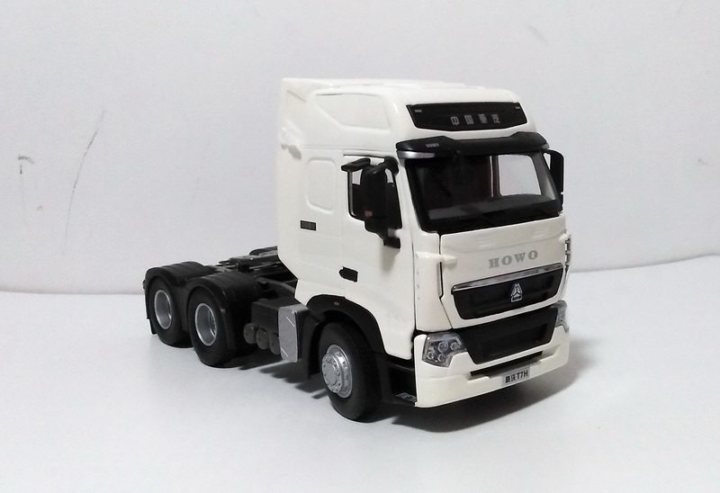 h howo牵引车 豪沃拖半挂重型卡车模型重汽原厂 1:36 豪沃t7