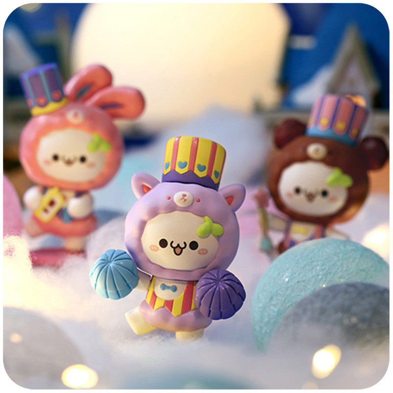 直播拆盲盒长草颜团子动物系列盲盒周边潮玩手办摆件潮玩盲盒