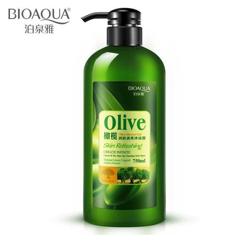 BIOAQUA橄榄润肤清爽液滋润补水保湿持久留香沐浴乳沐浴露通用|ruв категории туалетные чище/санитарно - гигиенических салфеток/бумага/Ароматерапия, шампунь/человек чистой, Очистка тела, гель для душа - от Buy2taobao.com для оказания профессиональной услуги покупки агента Taobao