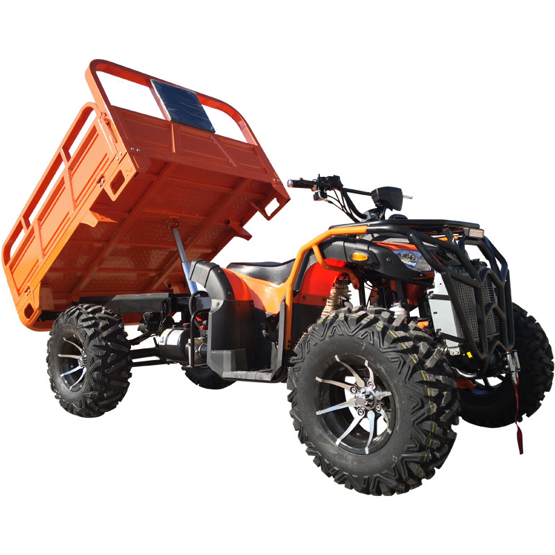 四驱农夫五羊300cc1.5米车长2.95米自卸12寸绞盘沙滩车