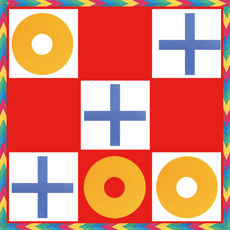 极速三子棋团建游戏道具急速三子棋井字棋趣味运动会户外拓展训练