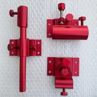 钓箱配件三件套插片式双炮台座鱼护座伞架灯架增氧泵不锈钢