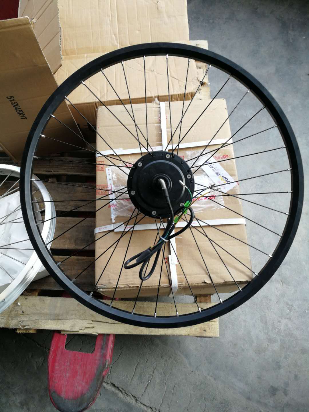 26寸_12寸14寸16寸20寸24寸26寸自行车改装电动车套件英博辐条电机