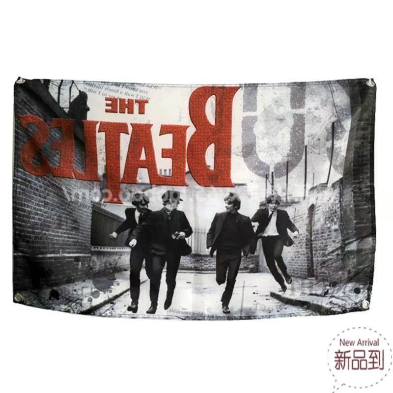 BEATLES厅 甲壳家乐队摇滚挂旗挂布 酒吧虫居咖啡l演艺吧墙饰壁饰|ruв категории Домашний быт, роспись - от Buy2taobao.com для оказания профессиональной услуги покупки агента Taobao
