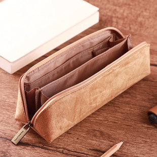 杜邦纸笔袋复古简约男女日系大容量创意初高中生文具盒