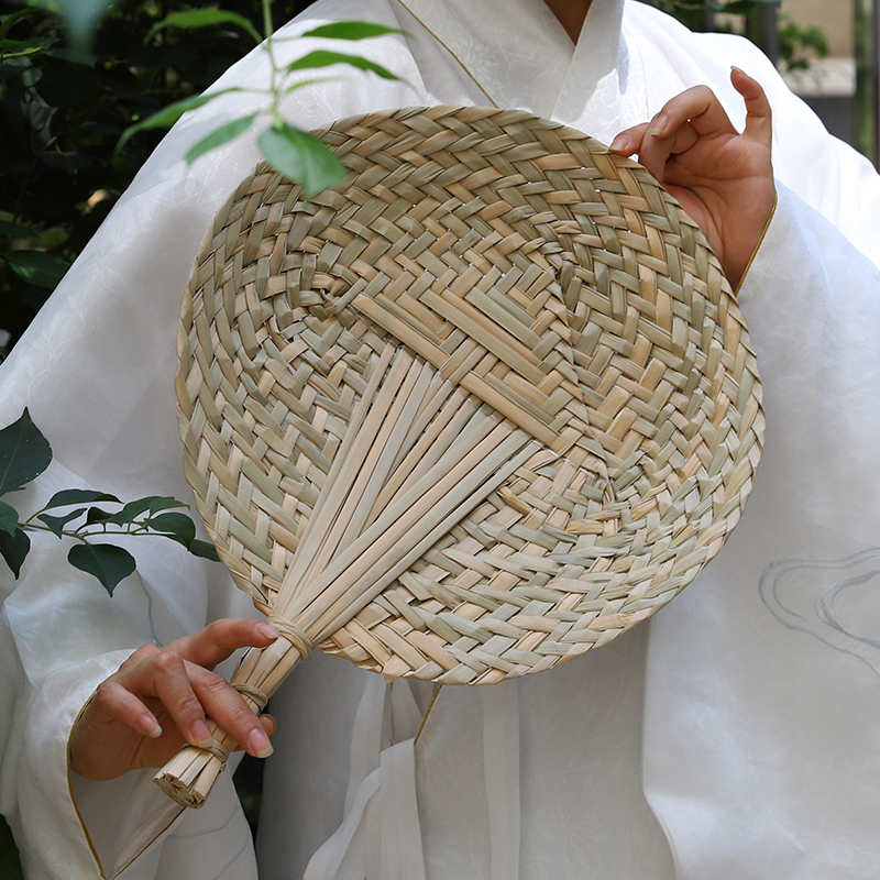 精编蒲扇夏季扇手工草编手摇扇宝宝纳凉驱蚊扇大蒲扇蒲草编织扇子