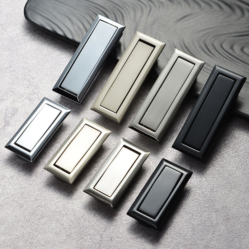 现代简约衣柜内抽屉暗扣小拉手嵌入式机器柜门暗拉手榻榻米暗把手