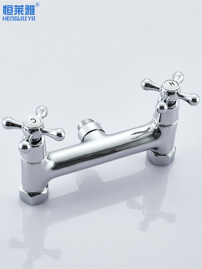 混水浴室开关双把双控全铜双开淋浴龙头冷热水龙头暗装阀洗澡花洒